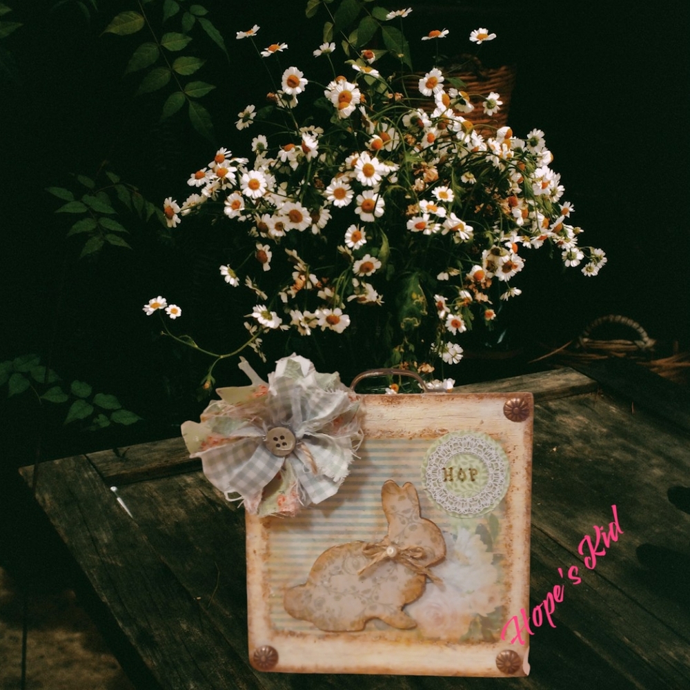 Bunny Block Decor